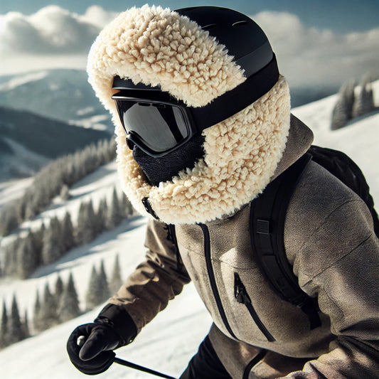 Helmet hood to Keep you warm while Skiing and Snowboarding